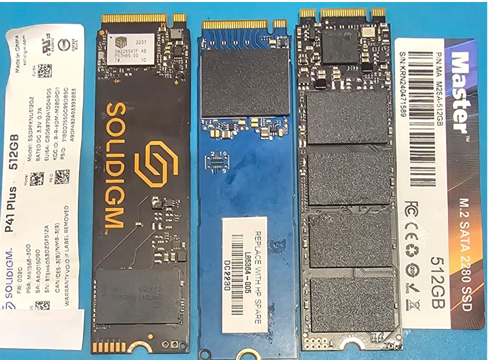 All brands NVMe and M.2 we can recover